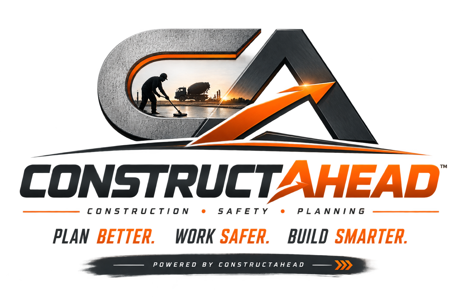 ConstructAhead construction safety and planning logo