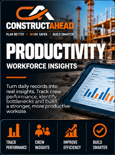 ConstructAhead PRODUCTIVITY store card